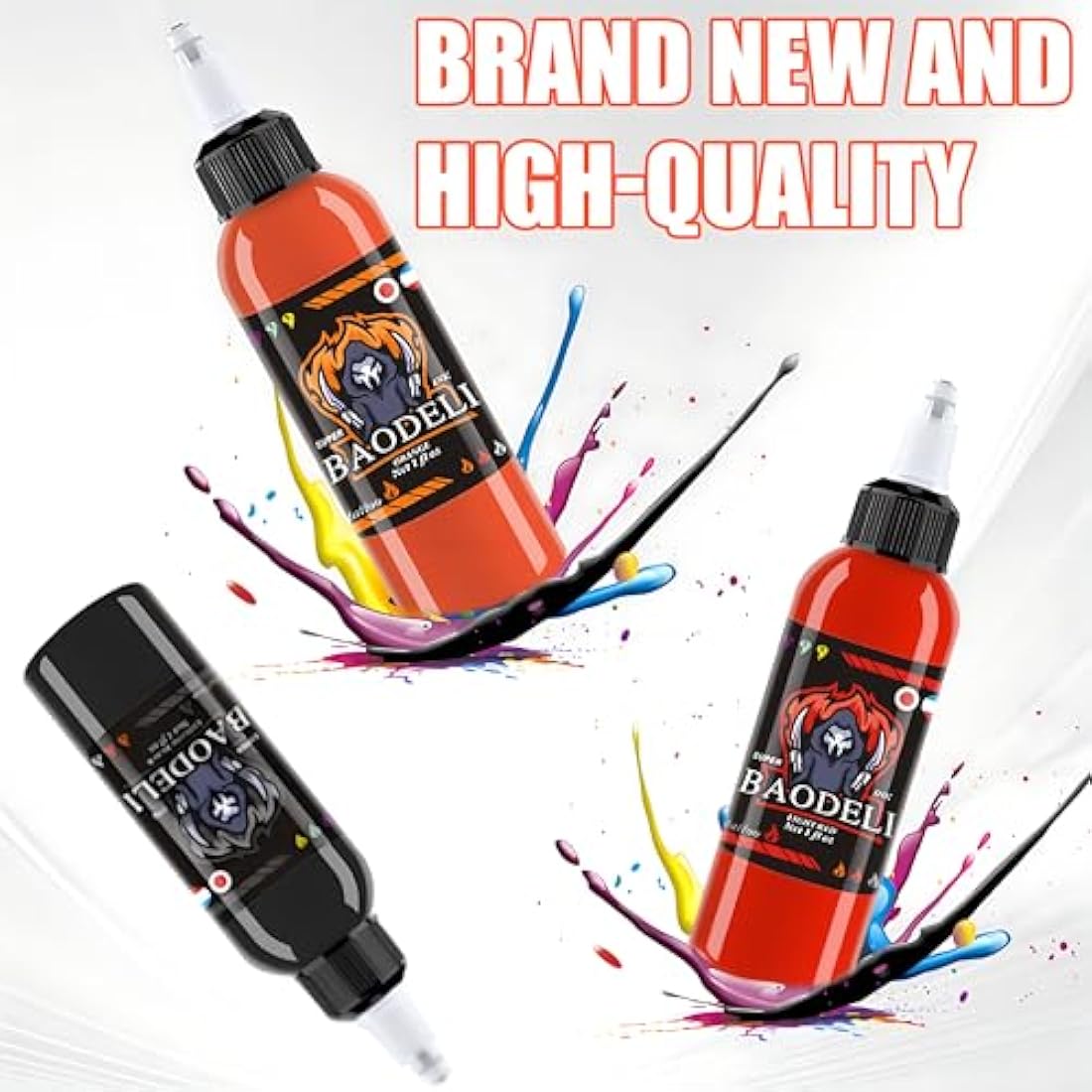 DLD Dazzling Vivid Colour Tattoo Ink Kit Professional 14 Bottles (1oz Each) Tattoo Kit EU Standard Pigments 30ml Tattoo Supplies