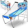 SereneLife Basketball Arcade Game, Foldable Dual Shot Basket Ball Hoop Game, Outdoor Sport Indoor Home Arcade Room w/ Digital LED Scoreboard & Play Timer, Electronic Shooting Machine for Kids & Adults