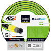 Cellfast Garden Hose Green ATS2 3/4" 50 m, Five-Layer Hose, Knots Resistant, Double Cross-Tricot Reinforcement, Anti-Twist, 15-121