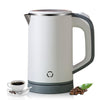 LATAFA 800ml Kettle Electric Travel Compact, Cordless, Fast Boil, Quiet, Auto Shut-Off & Boil-Dry Protection, White