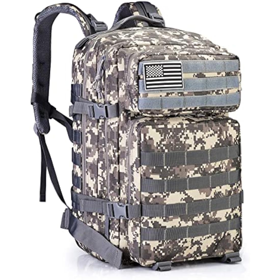 G4Free 40L Molle Backpack Large Pack Molle Shoulder Bag Rucksacks Daypack for Outdoor Hiking Camping Trekking Hunting