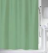 Spirella Primo Collection Textile Shower Curtain, 240 x 180, 100% Polyester, Green
