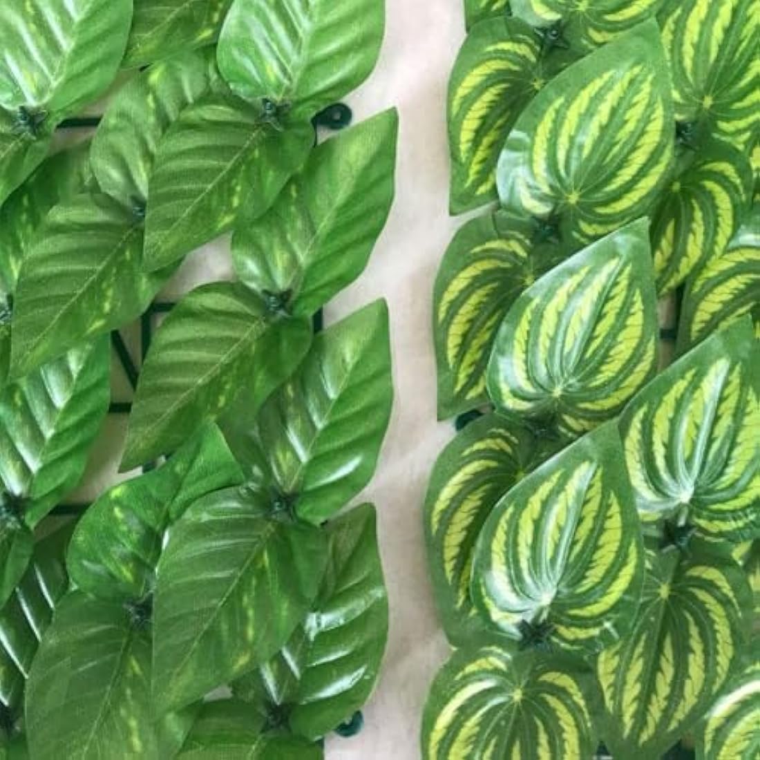 REOVE Artificial Ivy Privacy Fence, Green Plastic Leaf Fence Panels Artificial Leaf Screen Hedge Privacy Fence Roll Wall Landscaping for Outdoor Decor, Garden