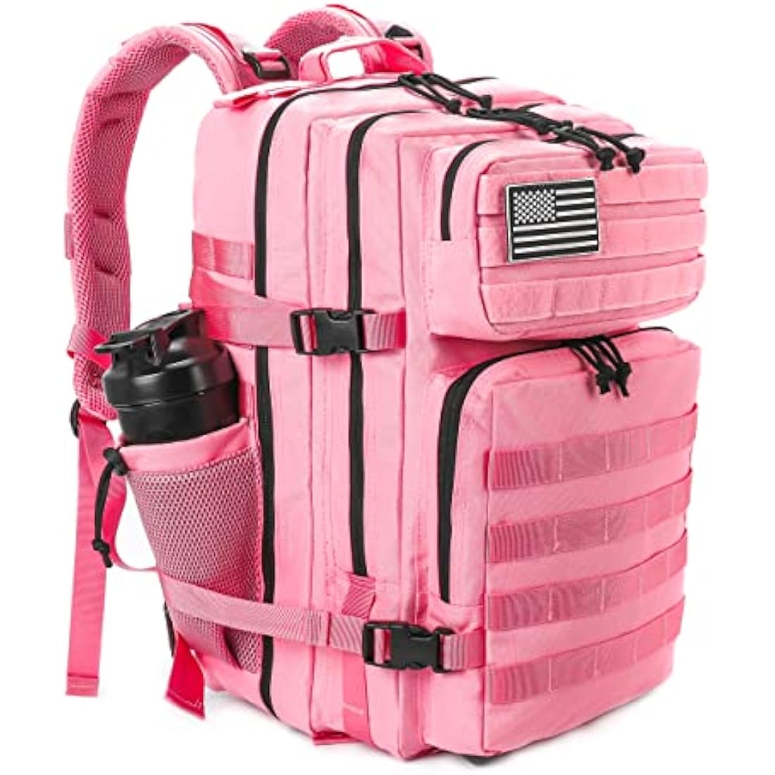 LHI Military Tactical Backpack for Men and Women 45L Large waterproof Rucksack for School, Hiking, Trekking, Hunting
