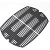 GFTIME 7646 Cast Iron Cooking Grid Grate for Weber Q300 Q320 Q3000 Q3200 Series Gas Grills, Replacement Spare Parts for Weber 7646 7584, (63.5 x 45.2cm in Total), 2 Pack