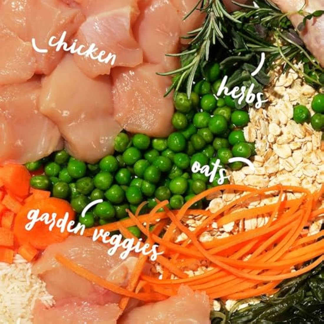 Barking Heads Complete Dry Dog Food 12kg - Adult Big Foot (Large Breed) Bowl Lickin' Goodness Chicken - Natural Everyday Immunity & Vitality - Vet Approved