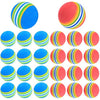 Xiaomoyu 26 Pcs Sponge Practice Golf Balls Training Balls, Rainbow Soft Foam Garden Golf Ball for Indoor, Outdoor Practice - Red/Blue