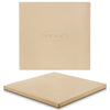 Unicook Square Pizza Stone 30.5cm, Heavy Duty Ceramic Baking Stone for Oven, BBQ and Grill, Ideal for Making Crisp Crust Pizza, Bread, Cookies and