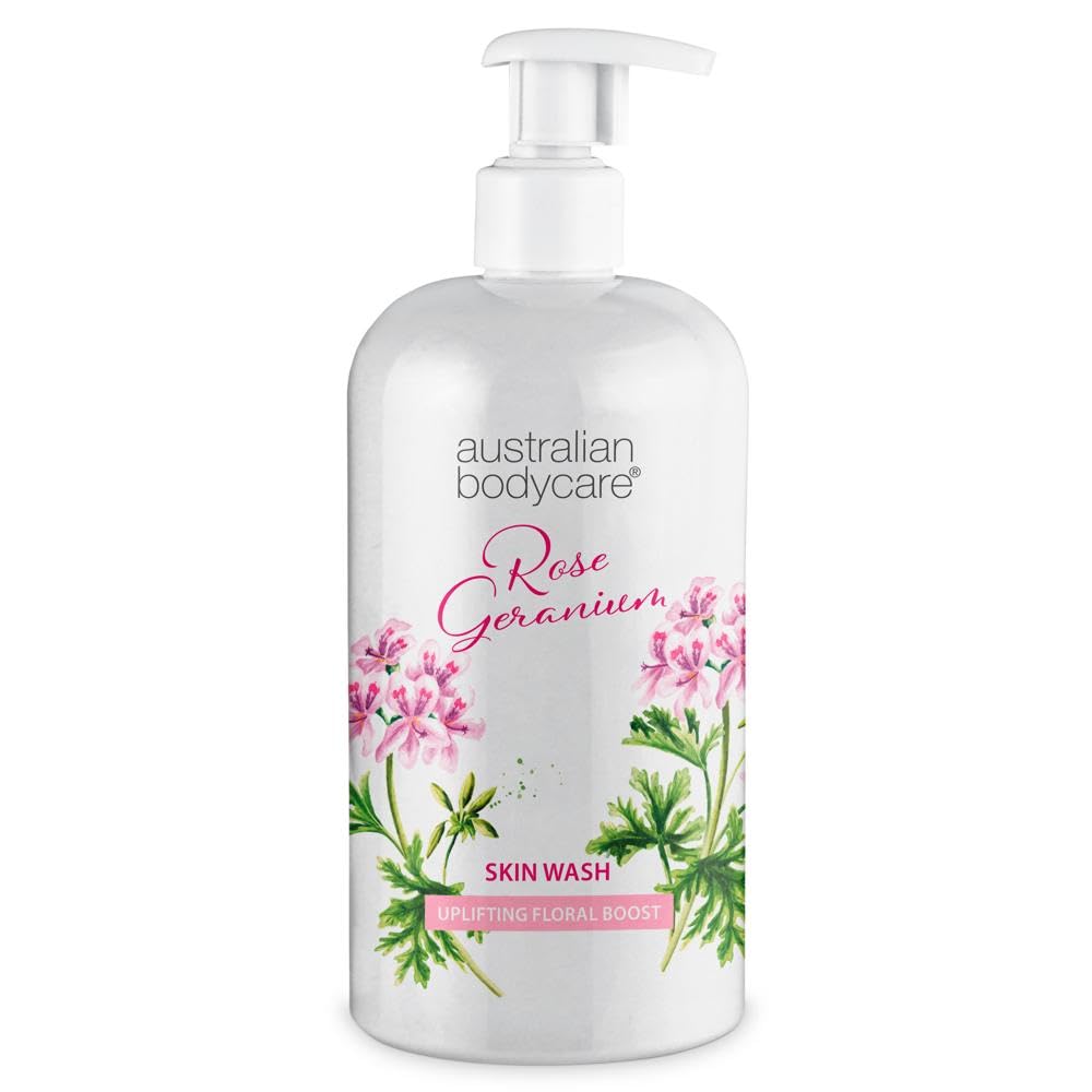 Australian Bodycare Skin Wash Professional 500 ml | Tea Tree Oil + Rose Body Wash for the Skin | Relieves Spots and Pimples, Acne, Body Odor & smelly