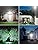 NATPOW Security Lights Outdoor Motion Sensor 100W, Flood Lights with Smart PIR Sensor, 11000LM Daylight White LED Wall Light for Garage, Warehouse, Yard, Streets2 Packs