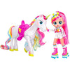 BFF BY CRY BABIES Dreamy & Rym - Deluxe Pack Includes the exclusive articulated Dreamy doll and her unicorn Rym-Gift Toy for Girls and Boys +3 Years