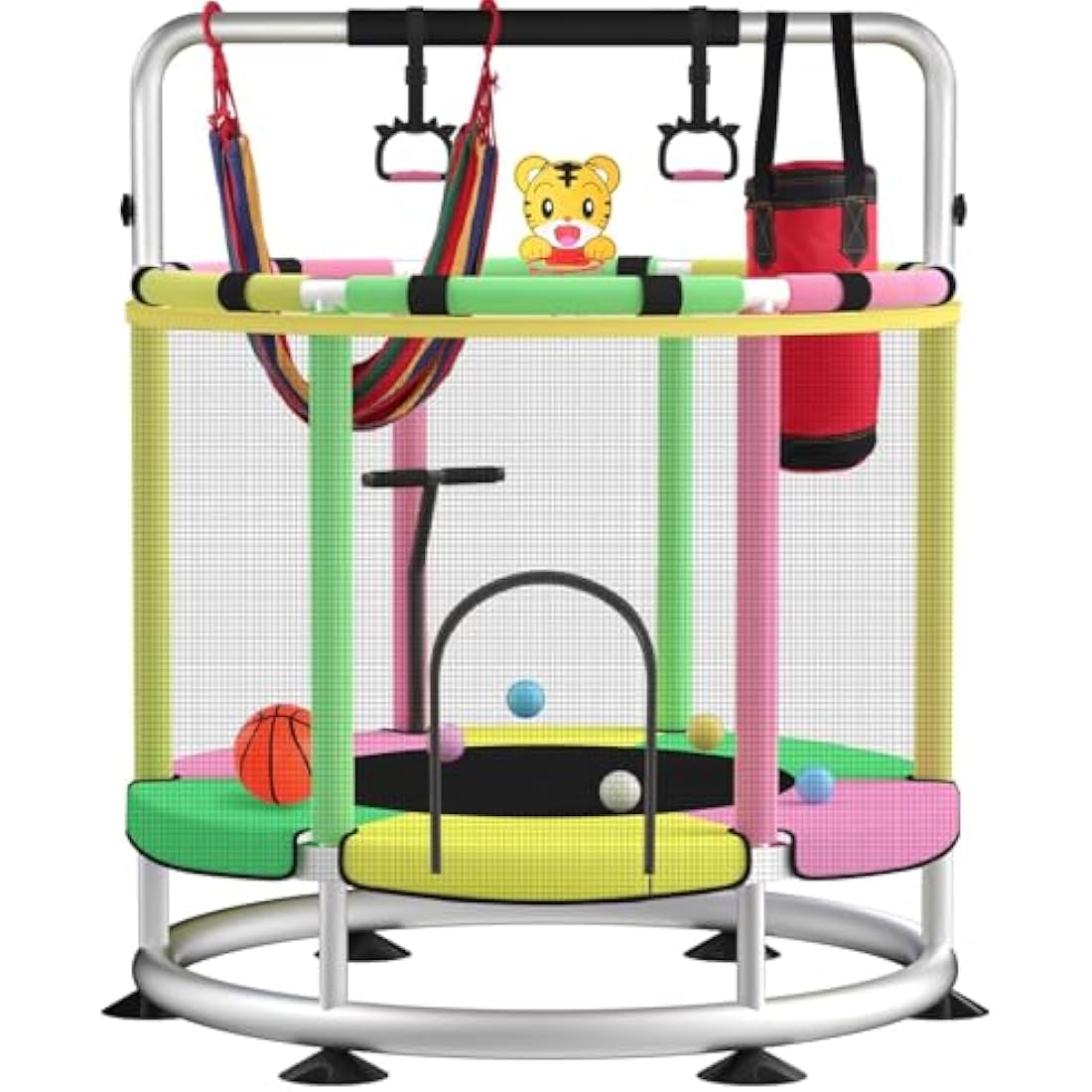 Trampoline for Kids, Adjustable Baby Toddler Trampoline