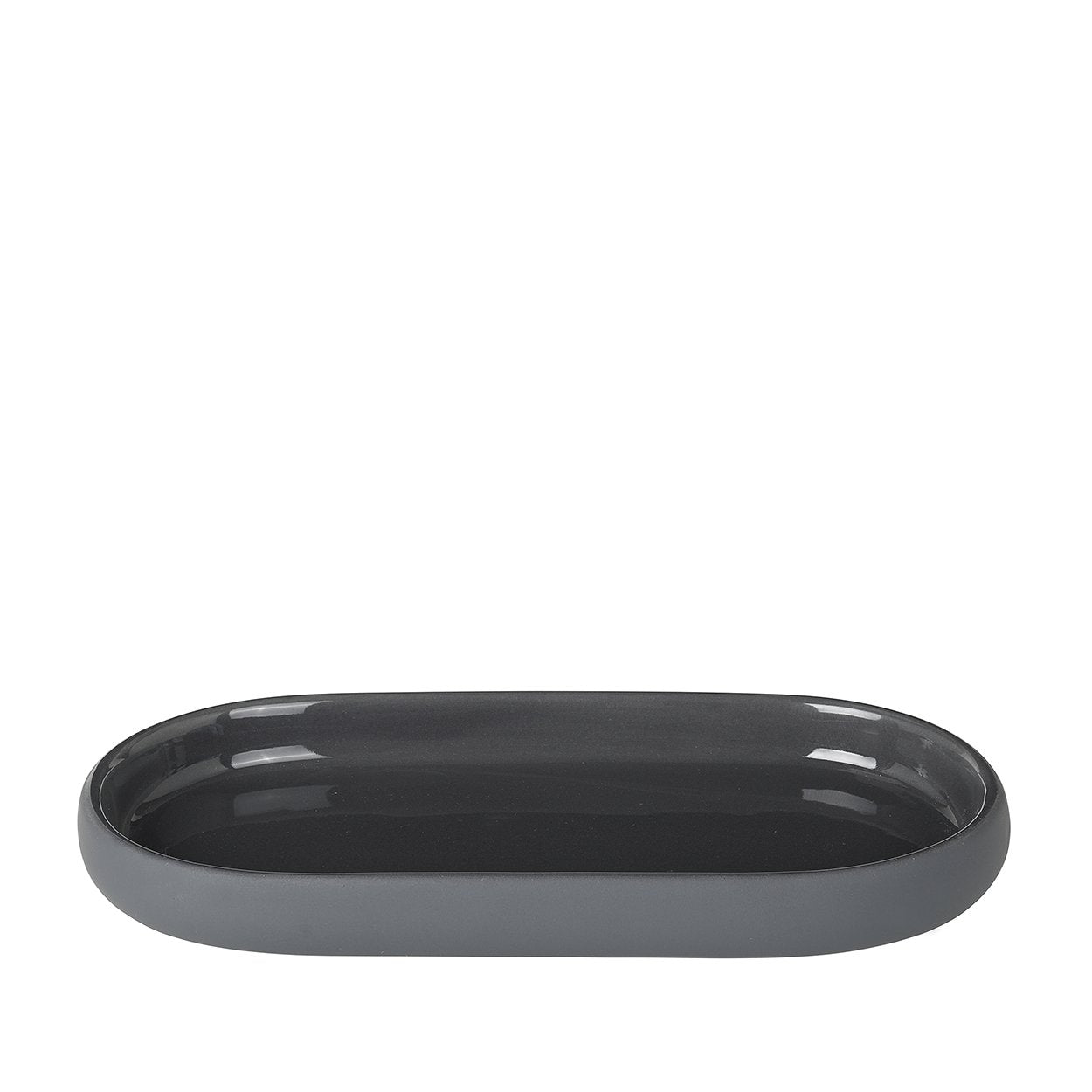 blomus -Sono 69043 Ceramic Tray, Magnet, Bathroom Tray in Exclusive Look, Organiser Decoration, Jewellery Storage, Storage Tray, Cosmetics, Bathroom
