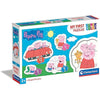 Clementoni 20829, Peppa Pig My First Puzzles for Toddlers - 3+6+9+12 Pieces, Ages 2 Years Plus