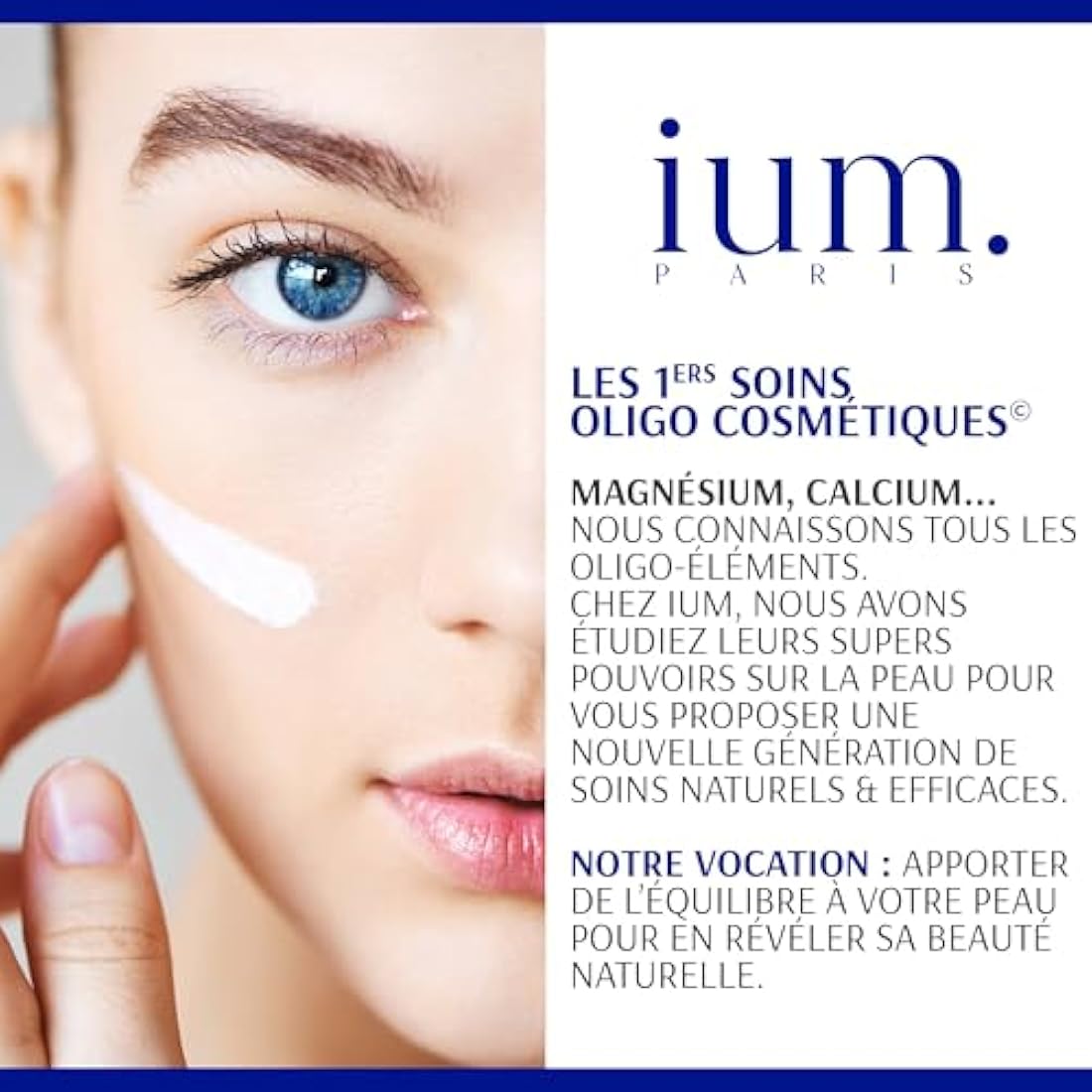 IUM Paris - 2-in-1 Face Mask & Exfoliating Face Scrub - 99% Natural Ingredients - Enriched with Silicon for Hydration and Regeneration - Organic, Vegan - Suitable for All Skin Types - 50ML