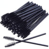 50 PCS Disposable Eyelash Brushes Mascara Wands Eye Lash Eyebrow Applicator Cosmetic Makeup Brush Tool Kits (black)