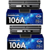 Uniwork Toner Cartridge Replacement for HP 106A W1106A Compatible with Laser 107W 107A 107R MFP 135WG 137FWG 135A 135R 135W 137FNW (Black, 2-Pack)
