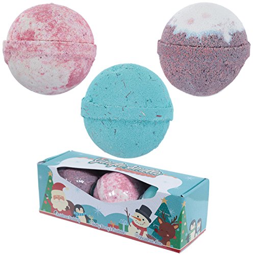 Set of 3 Jingle Smells Bath Bombs - Christmas Scents