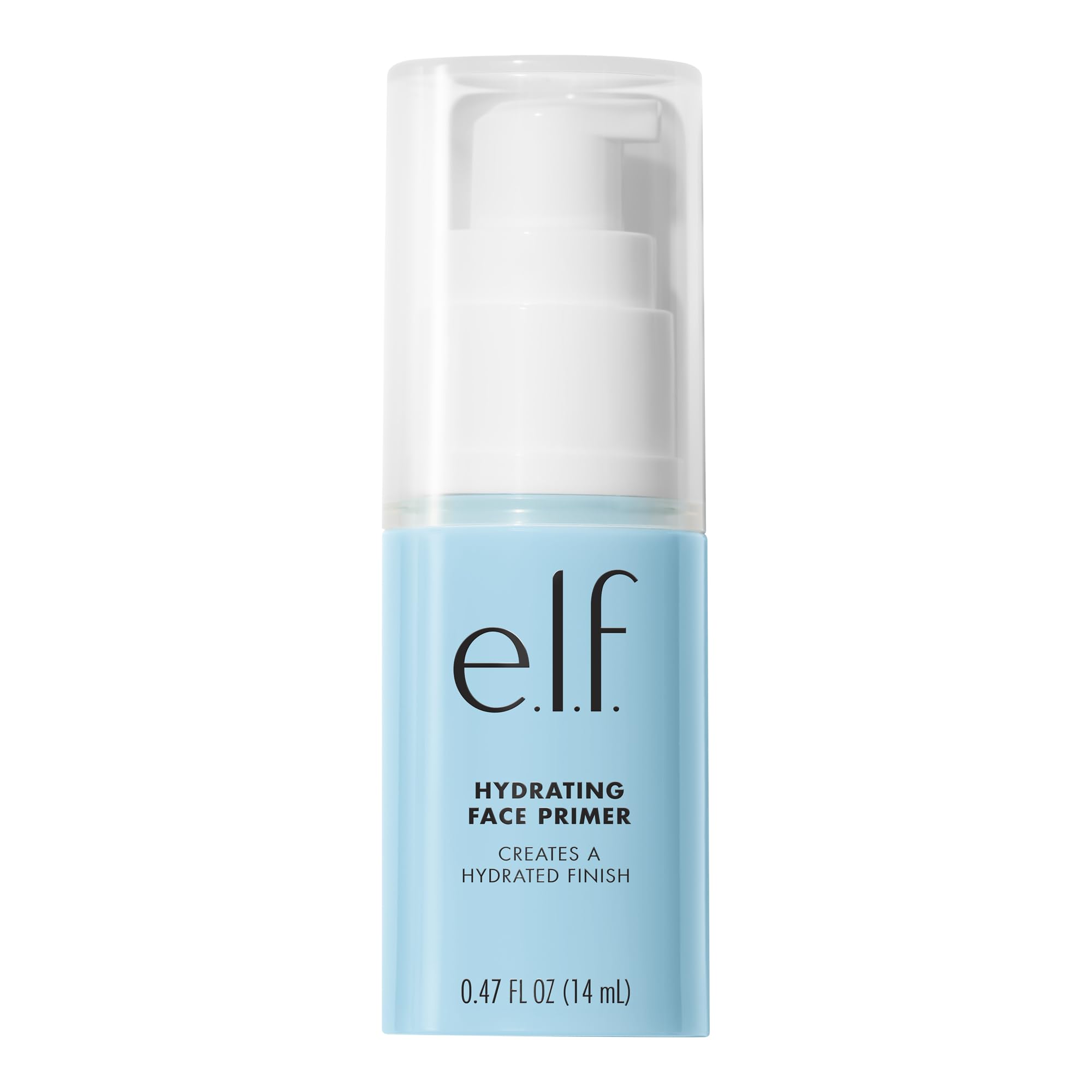 e.l.f., Hydrating Face Primer, Lightweight, Long Lasting, Creamy, Hydrates, Smooths, Fills in Pores and Fine Lines, Natural Matte Finish, Infused with