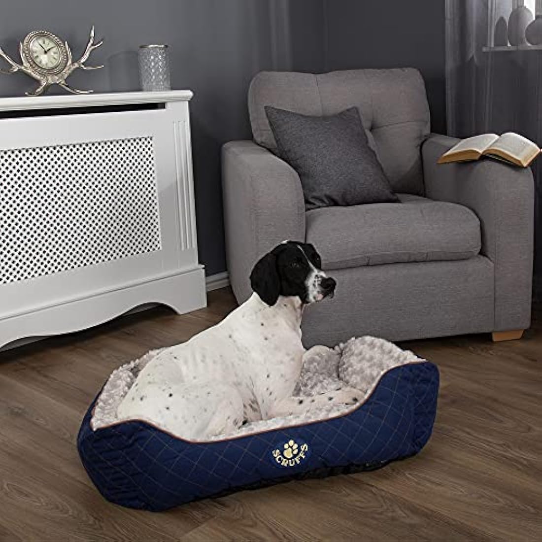 Scruffs Wilton Box Bed (L) Blue
