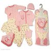 Baby Gift Set for Boy or Girl - 7 Piece Layette in a Mesh Bag - Nursery Time  Little Digger, Newborn