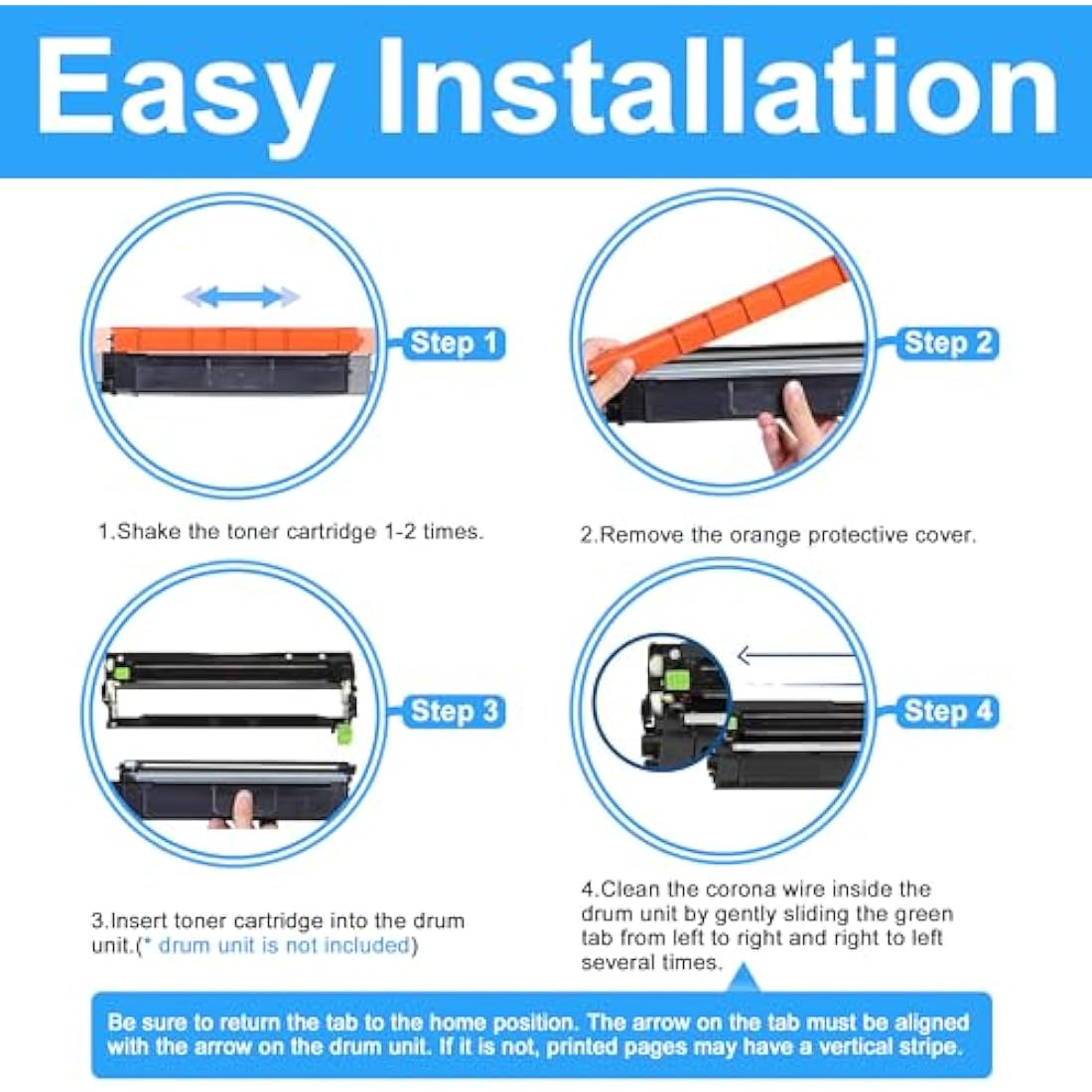 LCL Compatible Toner Cartridge TN248 TN-248 TN-248BK TN-248C TN-248M TN-248Y (4PK KCMY) Replacement for Brother DCP-L3520CDW DCP-L3520CDWE HL-L8230CDW MFC-L3740CDW HL-L3220CW MFC-L8390CDW DCP-L3555CDW