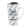 Lesser & Pavey "Dad, Well Done I'm Awesome" Travel Mug, Blue