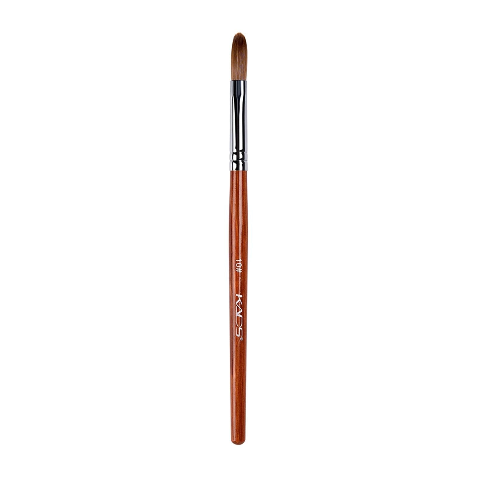 KADS Kolinsky Sable Acrylic Nail Art Brush Red Wood Pen Nail Brush for Nail Art Manicure Tool (10#)