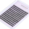 Cluster Eyelash 240pcs 40D 0.07 D Curl 9mm Cluster Eyelashes Extensions, Soft Individual Lashes Natural False Eyelashes Clusters DIY Eyelash Extension At Home (9mm, 40D-D-0.07)