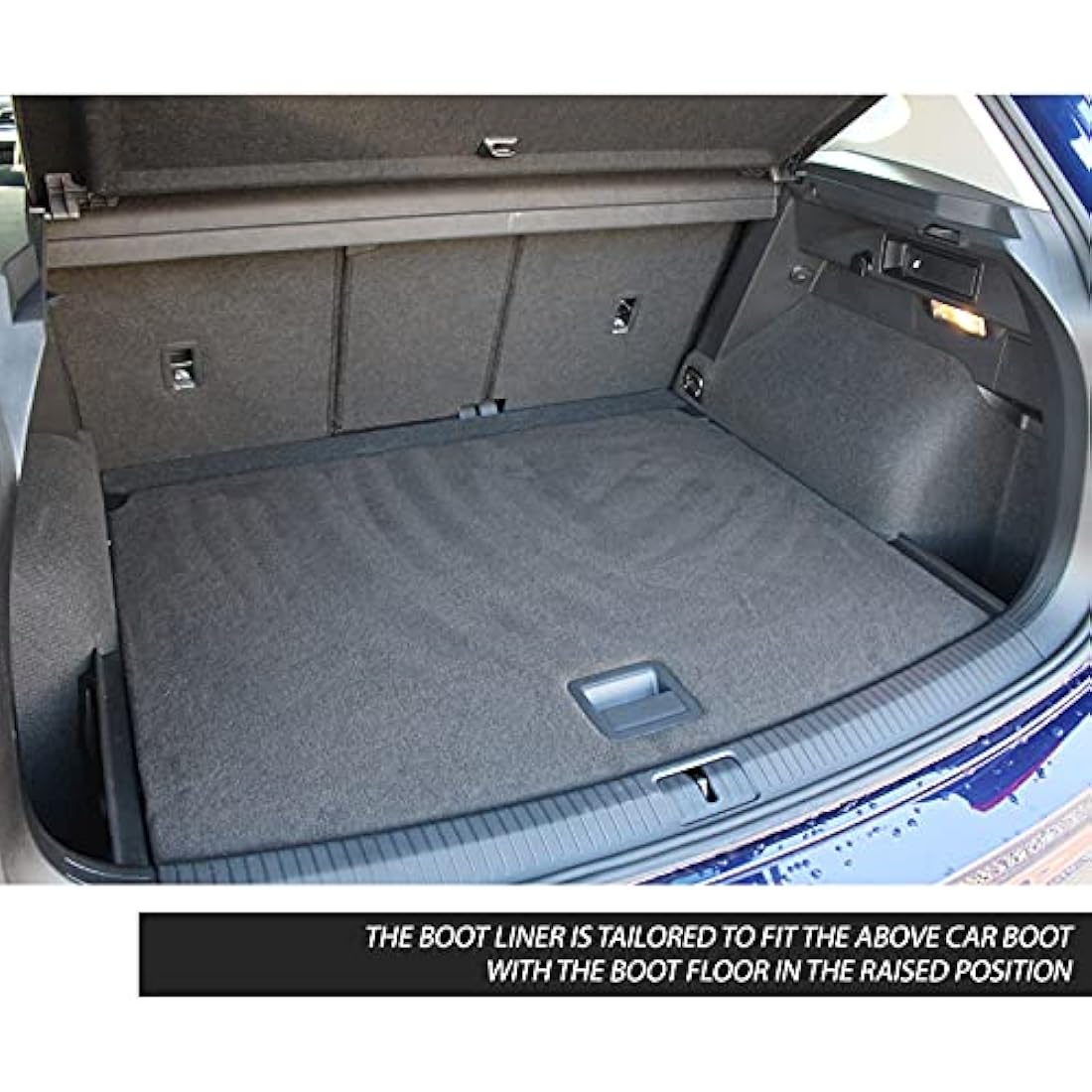 Novline MAT237 Custom Tailored Fit Black Rubber Boot Liner Tray Mat