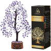 Amethyst Gemstone Tree of Life, Feng Shui Tree, Wealth & Prosperity Good Luck Tree, Ornament Sculpture, Gifts for Women, Crystal Tree, Healing Gemstones, Spiritual Mystical Gift, Gifts For Women