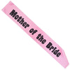 Hen Party Sash: Wide Pink Mother Of Bride