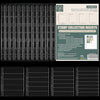 Postage Stamp Pages - 12 Sheets Clear Single-Sided Stamp Sleeves Inserts 5/6/7/8 Rows for Stamp Collection Binder IS02MX112