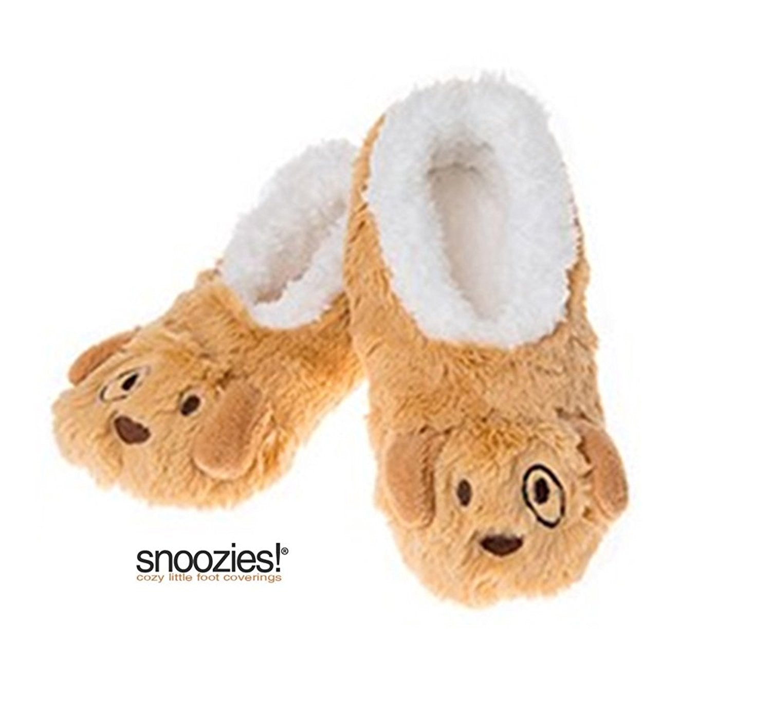 Childrens Animal Snoozies Soft Sherpa Fleece Fluffy Slippers