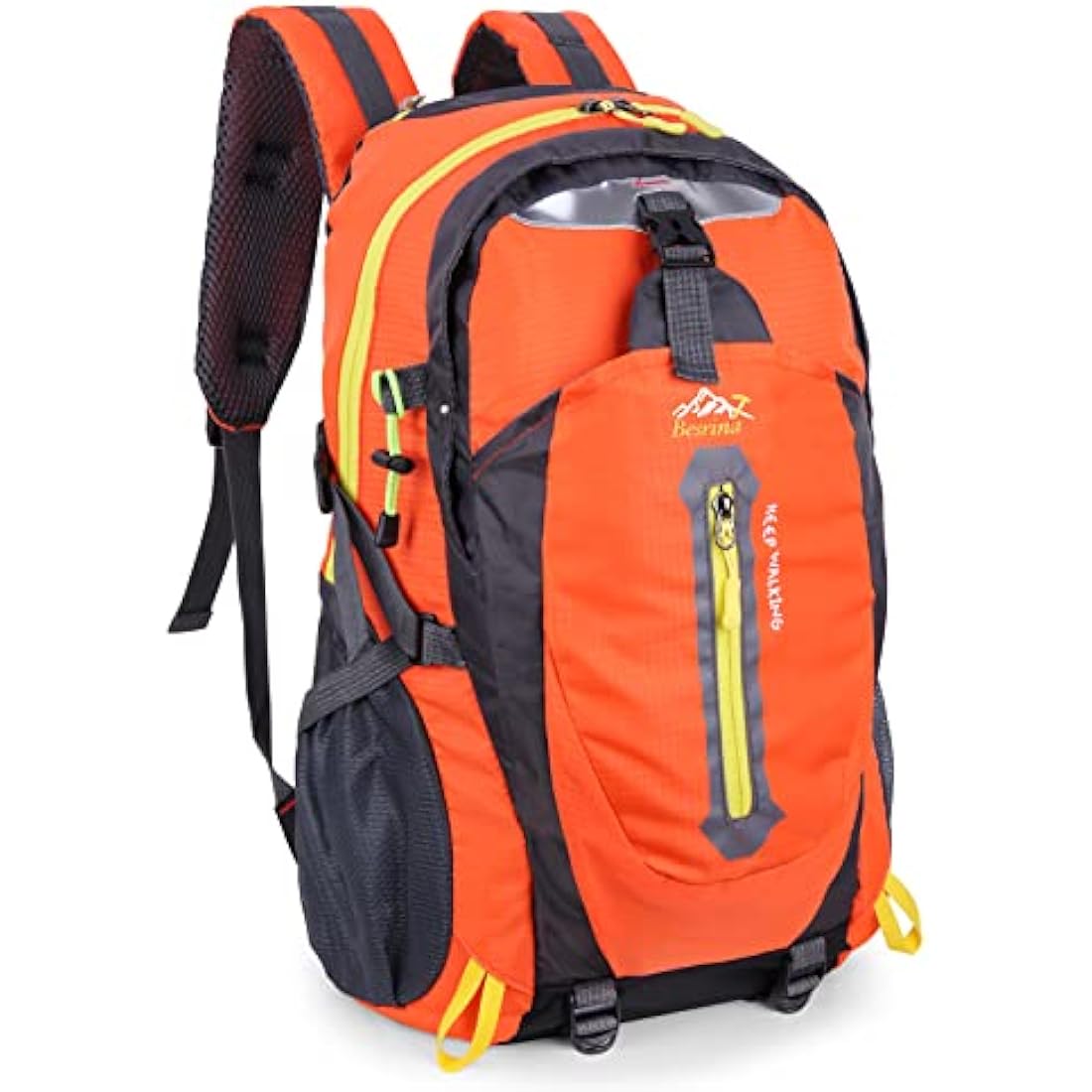 Besrina 40L Lightweight Hiking Backpack, Multi-functional Water-resistant Casual Camping Trekking Rucksack for Cycling Travel Climbing Mountaineer Outdoor Sport