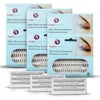 Individual Cluster Eyelashes False Extension | Ultra Thick Knotted Cat Eye Lash Clusters | Lightweight and Waterproof for a Stunning Look (Combo Pack)