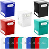 Quiver Time 100+ Standard Trading Card Deck Blocks Fits MTG Deck & Other TCG Cards - Set of 5 Commander Deck Box with 2 Dividers/Card Deck Box (White, Black, Blue, Red & Green)