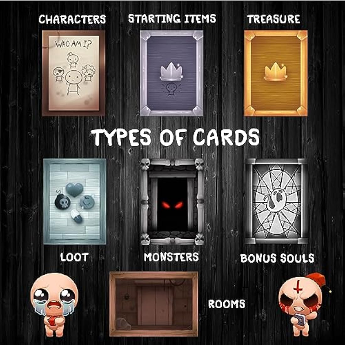 Maestro Media | The Binding of Isaac: Four Souls - Requiem Ultimate Collection | Card Game | Ages 14+ | 1-4 Players | 30-60 Minutes Playing Time, Rechteckig