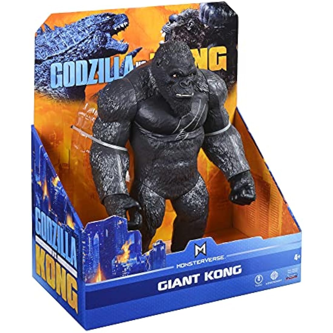 MonsterVerse Godzilla vs Kong 11 Inch Collectable Giant King Kong Articulated Action Figure Toy in Black, Limited Edition, Suitable for Ages 4 Years+