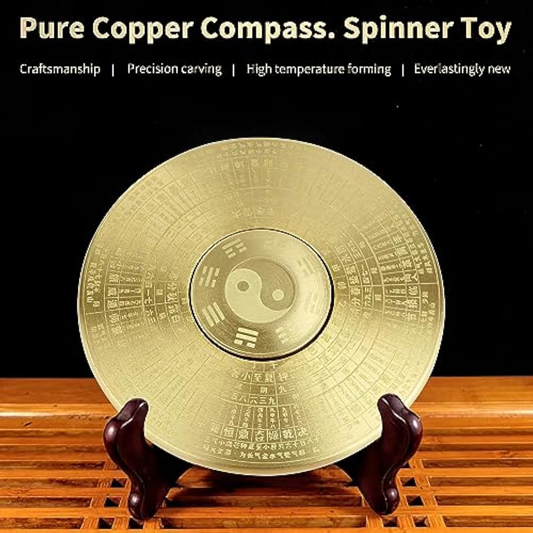 Vofolen Fidget Spinner Stainless Steel Metal Bearing High Speed 3-6 Min Spins Hand Spinner Stress Relief Toys EDC ADHD Anxiety Finger Fidget Toys for Kids Adults
