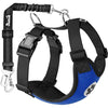 SlowTon Dog Car Harness Seatbelt Set, Pet Vest Harness with Safety Seat Belt for Trip and Daily Use Adjustable Elastic Strap and Multifunction Breathable Fabric Vest in Vehicle for Dogs