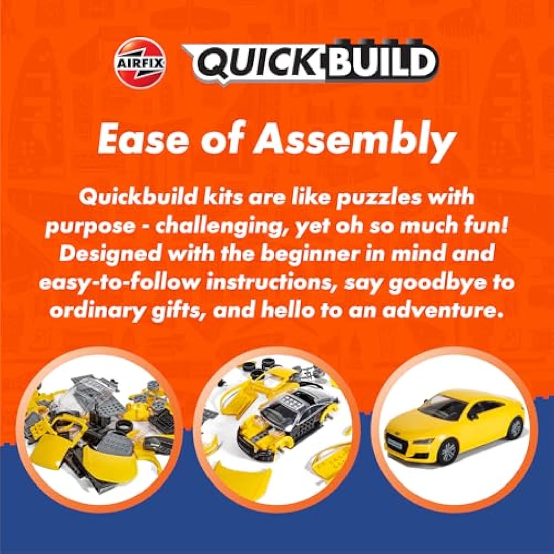 Airfix QUICKBUILD Model Aircraft Kits - J6003 BAE Hawk Model Building Kit for Kids 6+, Construction Plane Toys for Boys & Girls - Fighter Jet Planes & Toy Aeroplane Sets, Plane Enthusiast Gifts