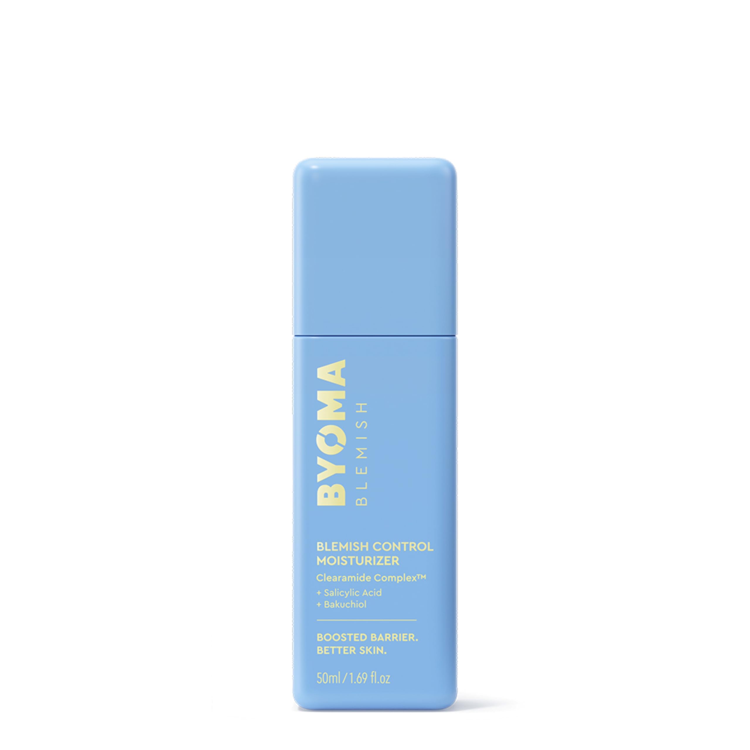 BYOMA Blemish Control Moisturiser (50ml) Ultra Lightweight and Oil Free for Acne-Prone Skin, with Salicylic Acid to Help Clear Breakouts and Reduce