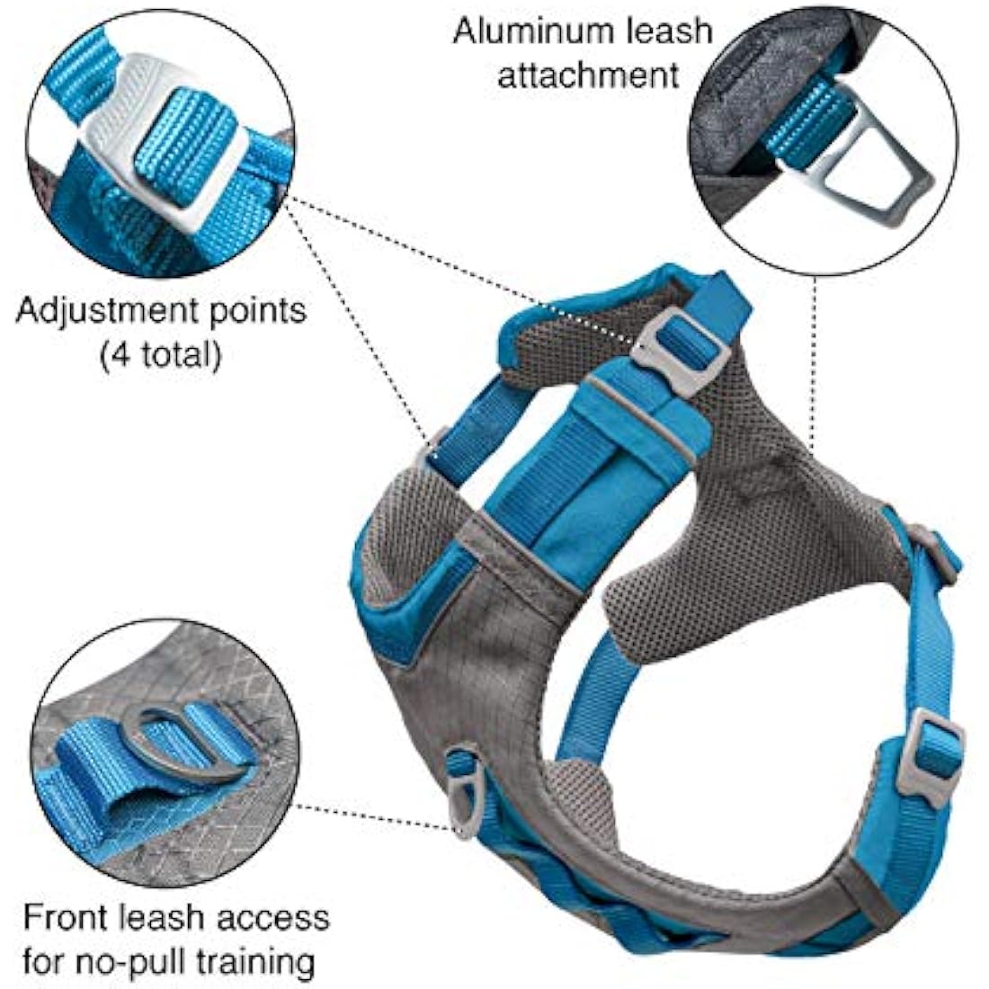 Kurgo Journey Air Harness, Coral, S