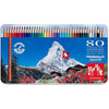 Caran Dache Metal tin with 80 Assorted Colours
