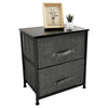 KKTONER Chest Of Drawer Storage Tower Units Storage With Drawer Dresser Cloth Organizer Beside Table For Bedroom Livingroom Nightstand Cabinet Fabric