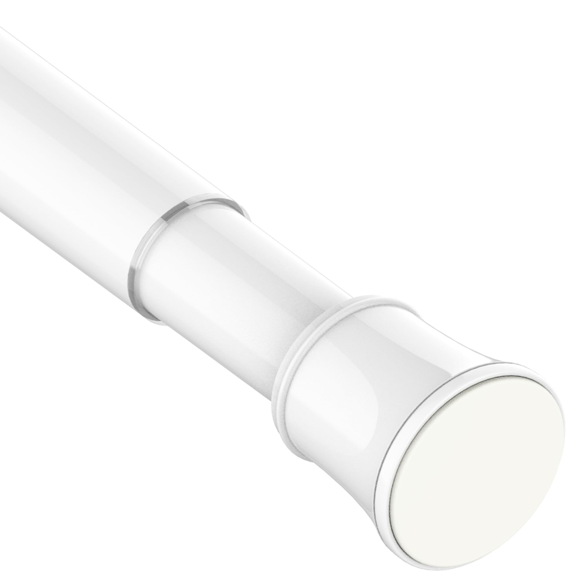 Extendable Telescopic Curtain Rod Extendable Window Tension Rod No Drilling Shower Curtain Pole,Tension Rod for Curtains,Kitchen, Closet,Hanging Pole