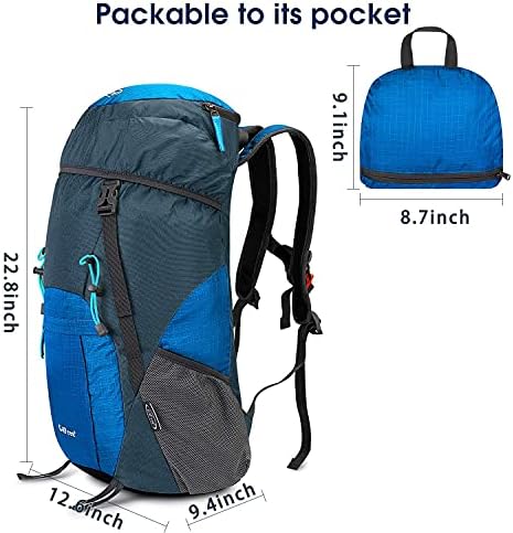 G4Free 40L Rucksack Foldable Hiking Backpack Ultra Lightweight Camping Daypack