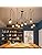 Lightsjoy 10 Lights Spider Light Pendant Light Multiple Bulb Sockets Ceiling Lighting Party DIY Pendant Lamp for Bedroom Cafe Hall Bar