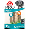 8in1 Pro Dental Twisted Sticks - healthy chew sticks for dogs for dental care, 35 pieces (pack of 1)